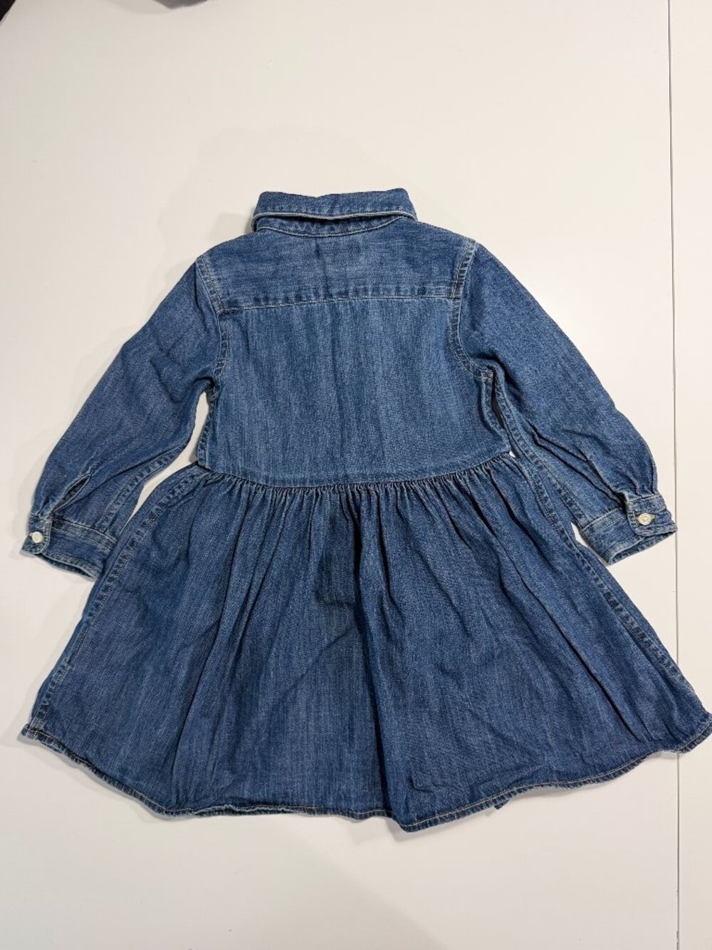 Ralph Lauren Denim Shirt Dress, Size 12 Months - Picture 2 of 12